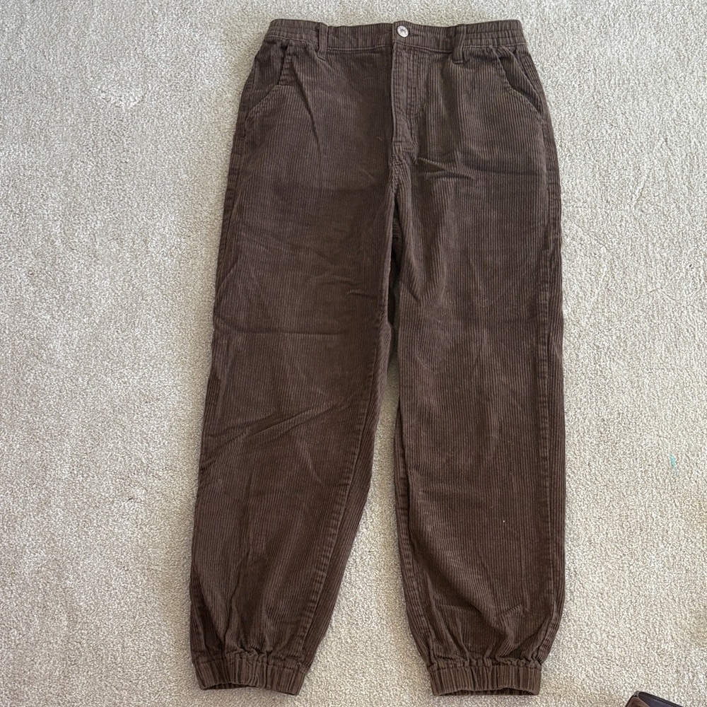 Women's Brown Corduroy Pants